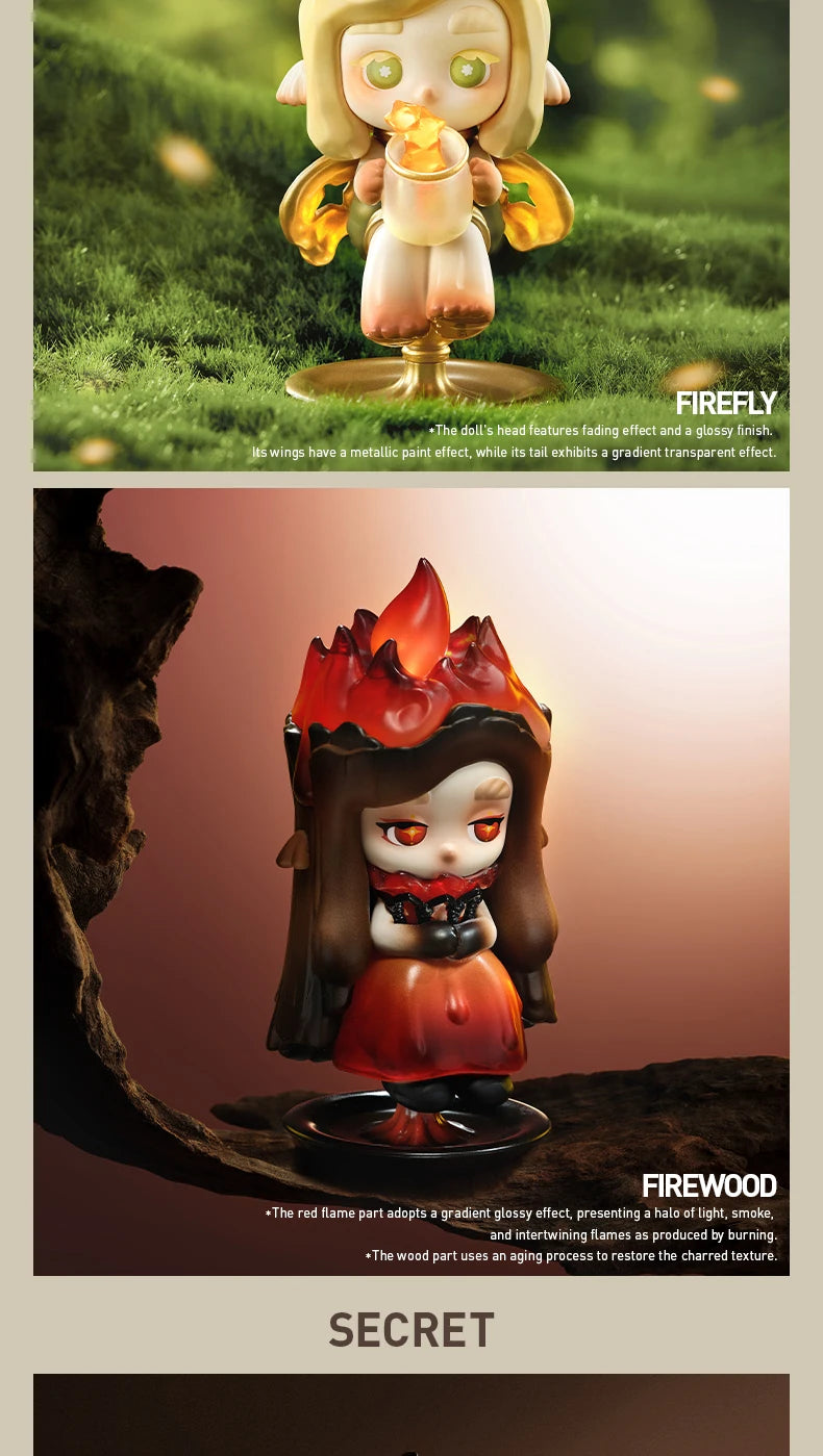 POP MART CHAKA Light Sprite Series Mystery Box 1PC/12PCS POPMART Blind Box Action Figure Cute Toy
