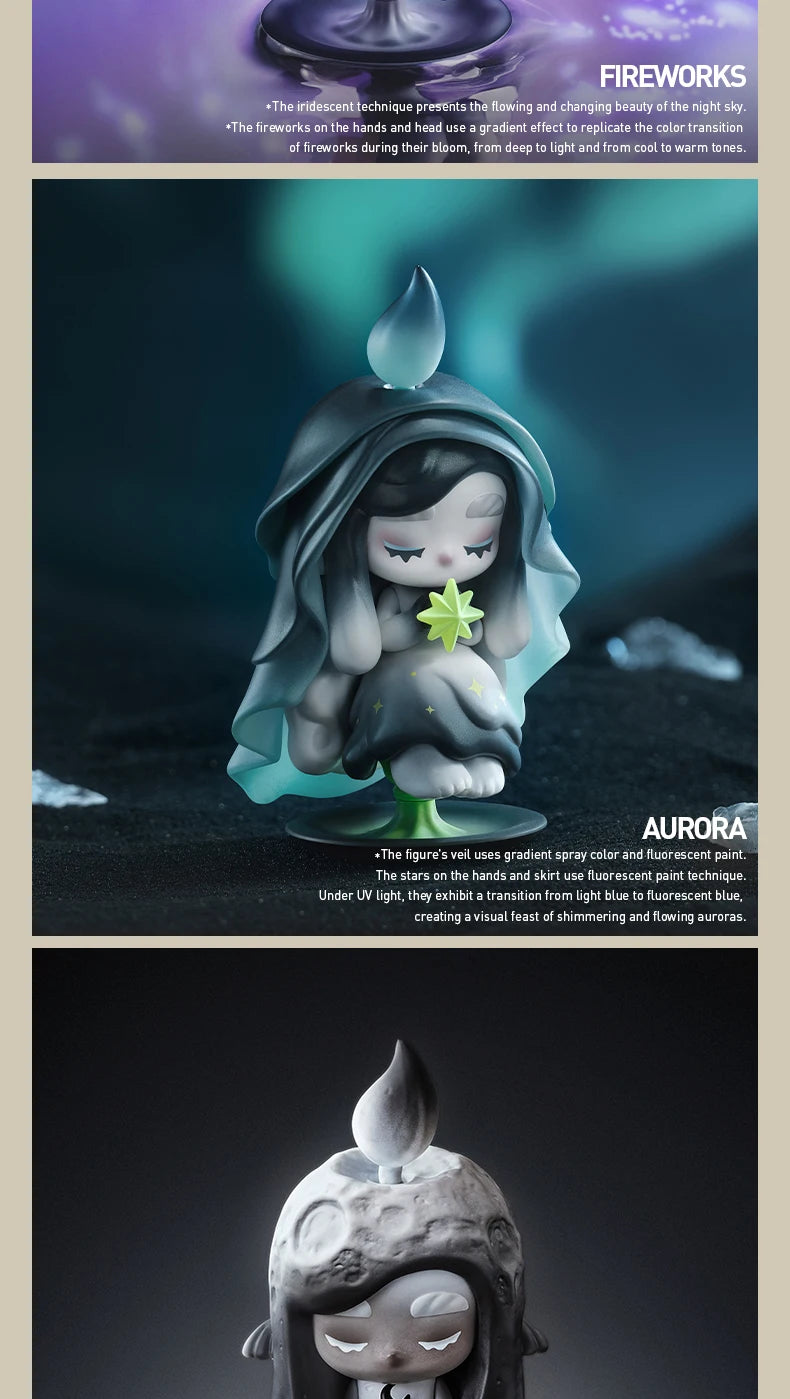 POP MART CHAKA Light Sprite Series Mystery Box 1PC/12PCS POPMART Blind Box Action Figure Cute Toy