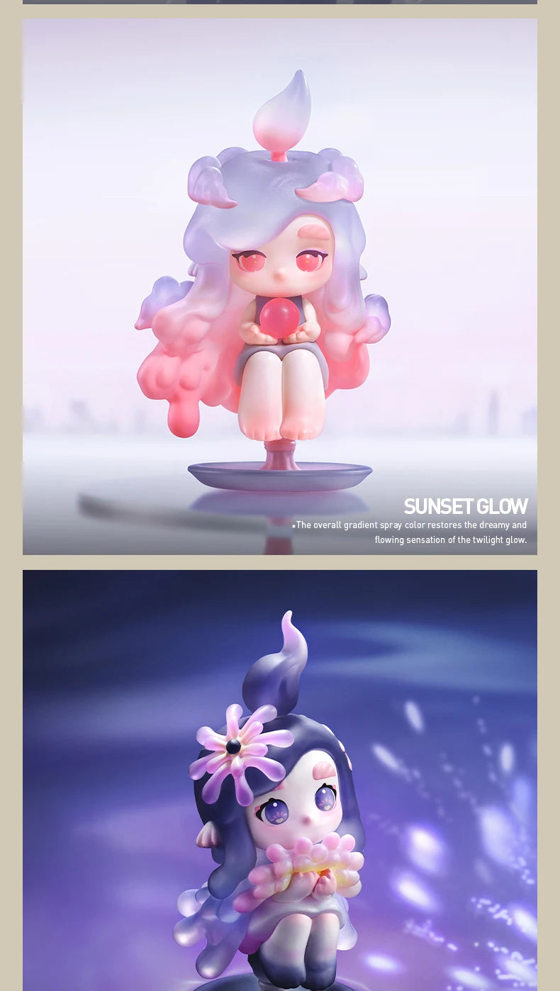 POP MART CHAKA Light Sprite Series Mystery Box 1PC/12PCS POPMART Blind Box Action Figure Cute Toy