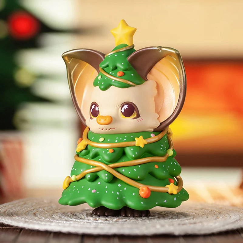POP MAR Yoki Christmas Series Series Mystery Box 1PC/12PCS Blind Box Action Figure Cute Toy