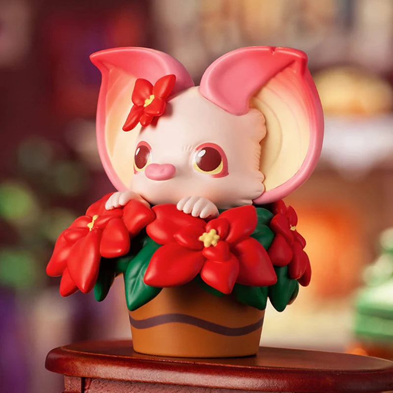 POP MAR Yoki Christmas Series Series Mystery Box 1PC/12PCS Blind Box Action Figure Cute Toy