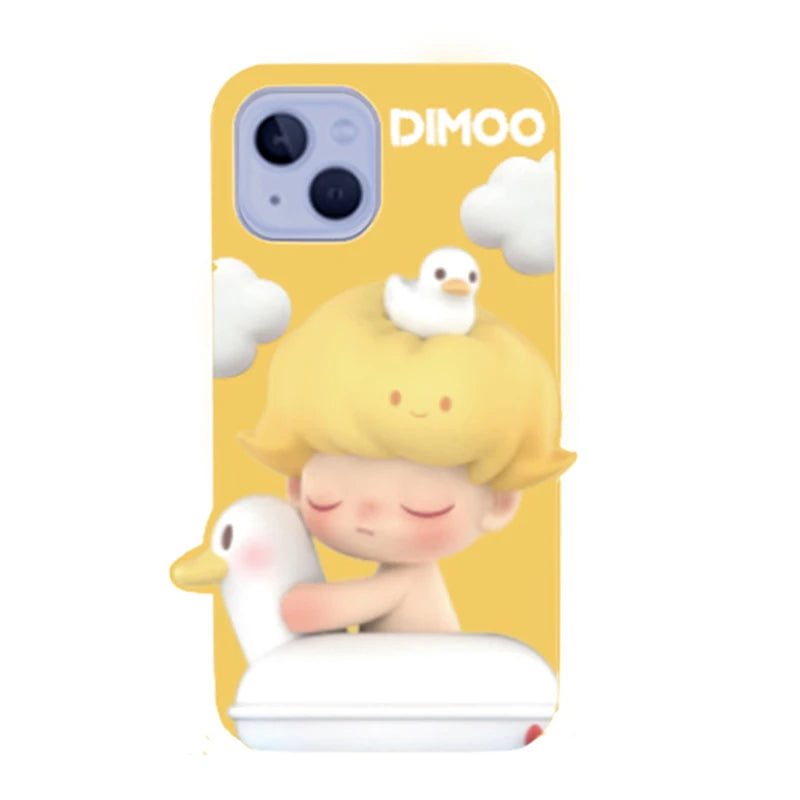 POP MART DIMOO Pets Vacation Series-phone case for iphone12,iphone12pro,iphone12pro max, iphone13,iphone13 pro,iphone13 pro max