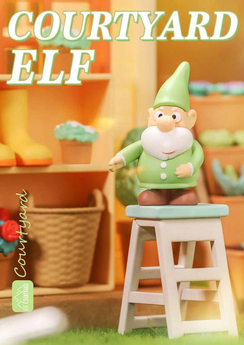POP MART COUNTRYARD ELF Series Mystery Box 1PC/9PCS Figurine Blind Box Birthday Gift Animal Toys Action Figures