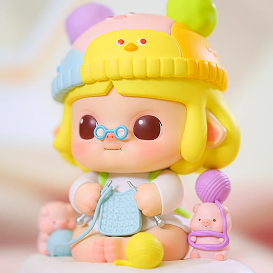 POP MART Minico Colorful Sweater 15cm For Collection Doll Collectible Cute Action Kawaii Animal Toy Figures Free Shipping