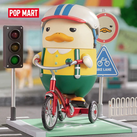 POP MART DUCKOO TRICYCLE Figure Collectible Cute Action Kawaii Gift Kid  Plastic Toys Figure Free Shipping