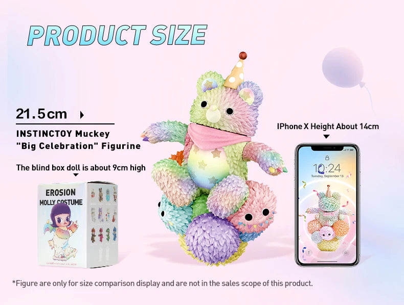 POP MART INSTINCTOY Murckey "Big Celebration" Figurine Cute Kawaii Vinyle Toy For Collection