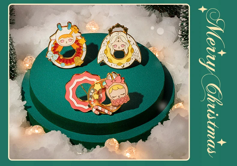 POP MART BUNNY Bunny Christmas Series Blind Box Badge 1PC/9PC Gift for Christmas