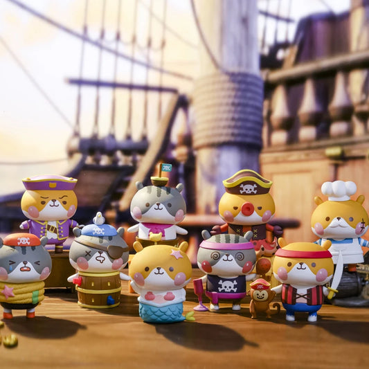 POP MART chewyhams pirate series Toys figure Action Figure Birthday Gift Kid Toy free shipping