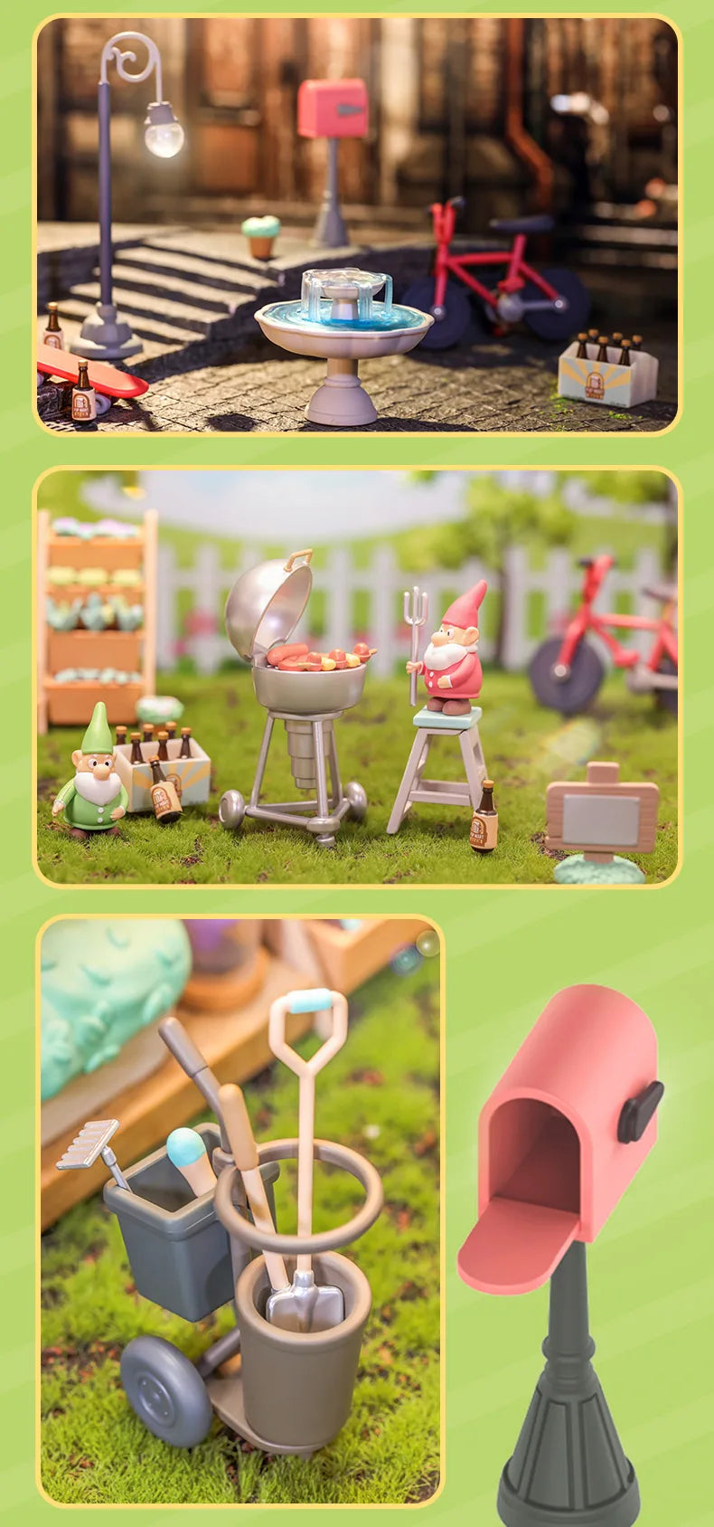 POP MART COUNTRYARD ELF Series Mystery Box 1PC/9PCS Figurine Blind Box Birthday Gift Animal Toys Action Figures