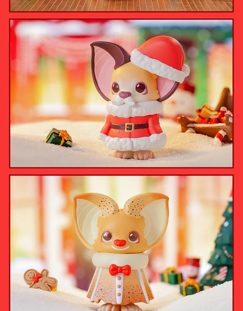 POP MAR Yoki Christmas Series Series Mystery Box 1PC/12PCS Blind Box Action Figure Cute Toy