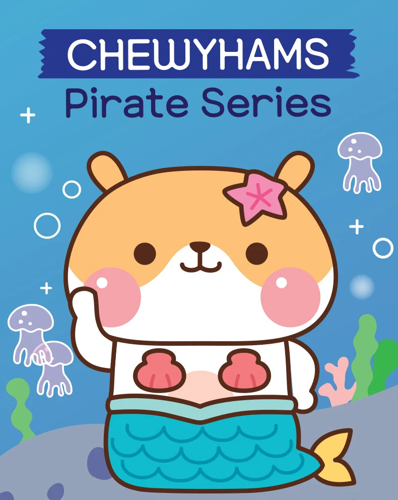 POP MART chewyhams pirate series Toys figure Action Figure Birthday Gift Kid Toy free shipping