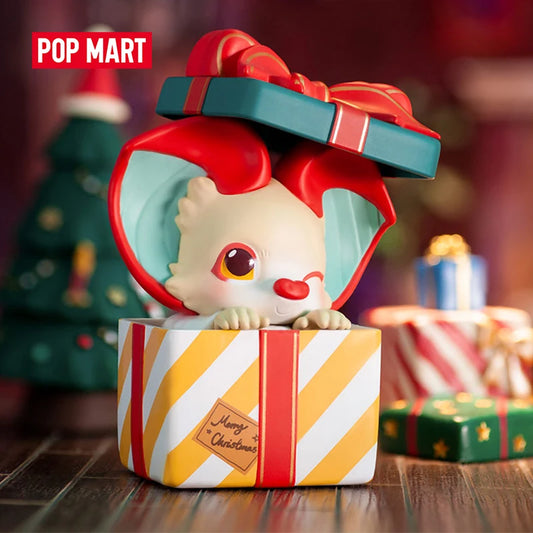 POP MAR Yoki Christmas Series Series Mystery Box 1PC/12PCS Blind Box Action Figure Cute Toy