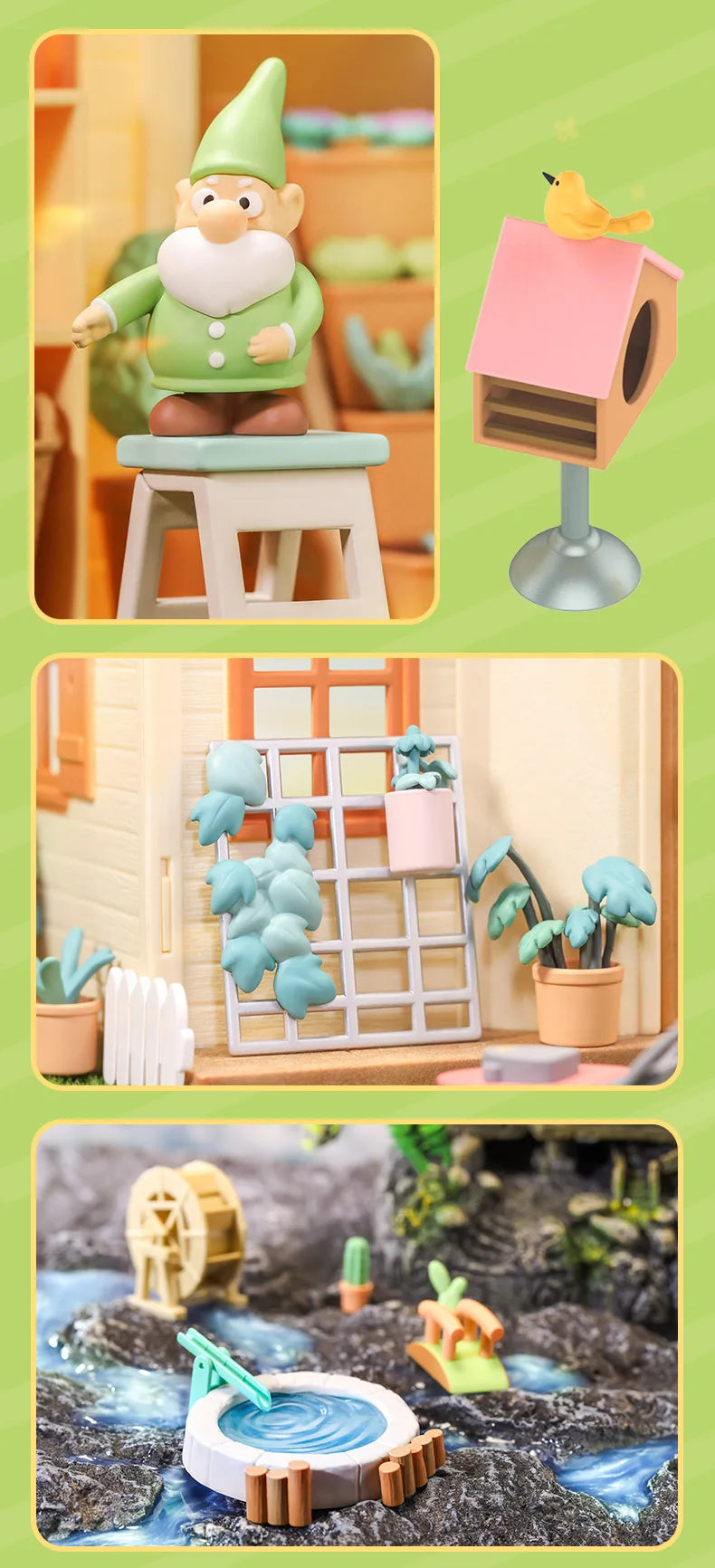 POP MART COUNTRYARD ELF Series Mystery Box 1PC/9PCS Figurine Blind Box Birthday Gift Animal Toys Action Figures