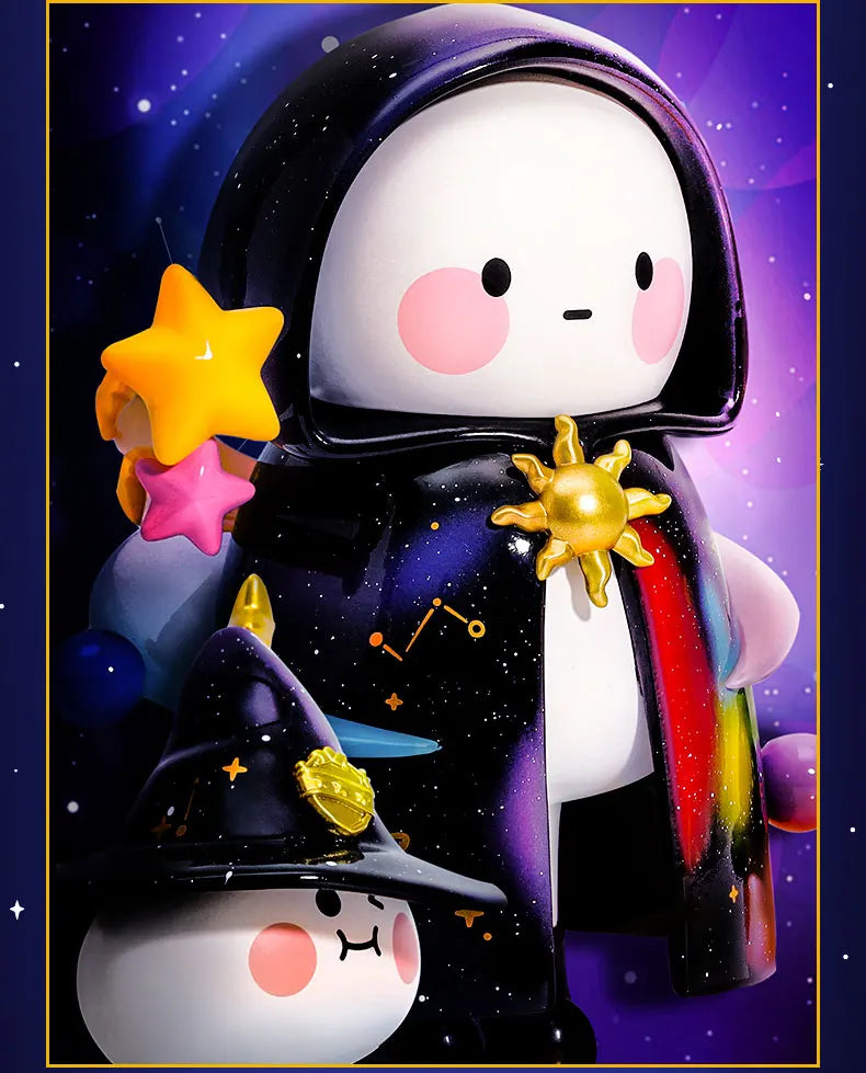 POP MART BOBO and COCO Magician Figurine Collectible Cute Action Kawaii Gift Kid Plastic Toys Figure