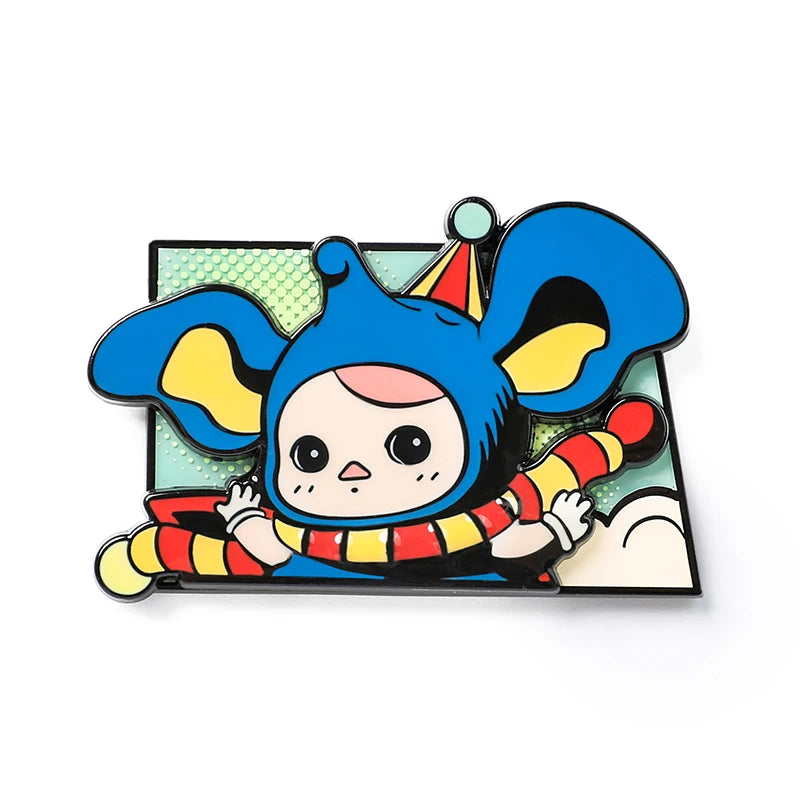 POP MART Pucky Flying Babies Series Badge Collectible Cute Action Kawaii animal toy figures free shipping
