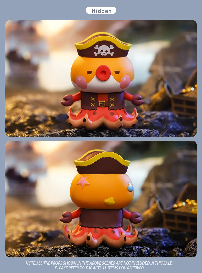 POP MART chewyhams pirate series Toys figure Action Figure Birthday Gift Kid Toy free shipping