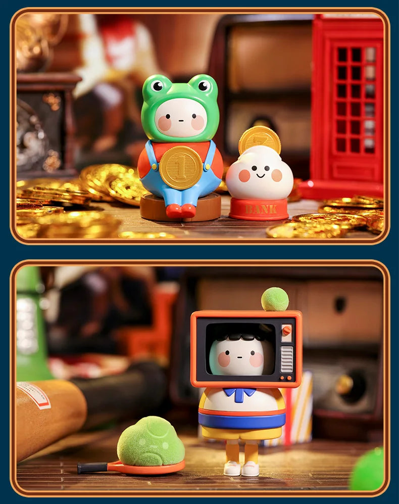 POP MART BOBO&COCO Vintage ZAKKA Series Blind Box Doll Binary Action Figure Birthday Gift Kid Toy Mystery Box