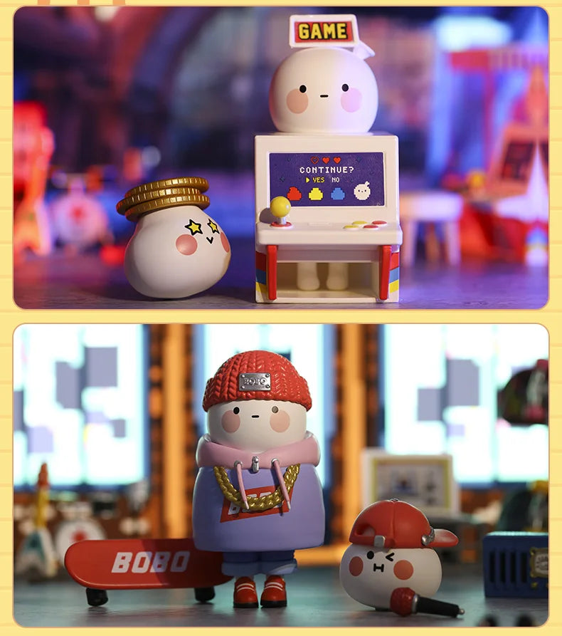POP MART BOBO & COCO A Little Store Series Blind Box 1PC/12PC Toys Figure Action Birthday Gift Kid Toy Mystery Box