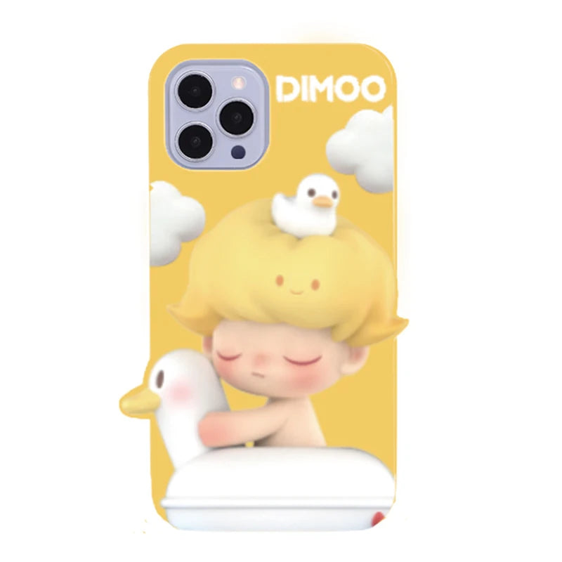 POP MART DIMOO Pets Vacation Series-phone case for iphone12,iphone12pro,iphone12pro max, iphone13,iphone13 pro,iphone13 pro max