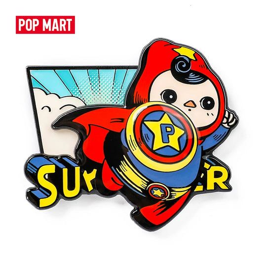 POP MART Pucky Flying Babies Series Badge Collectible Cute Action Kawaii animal toy figures free shipping