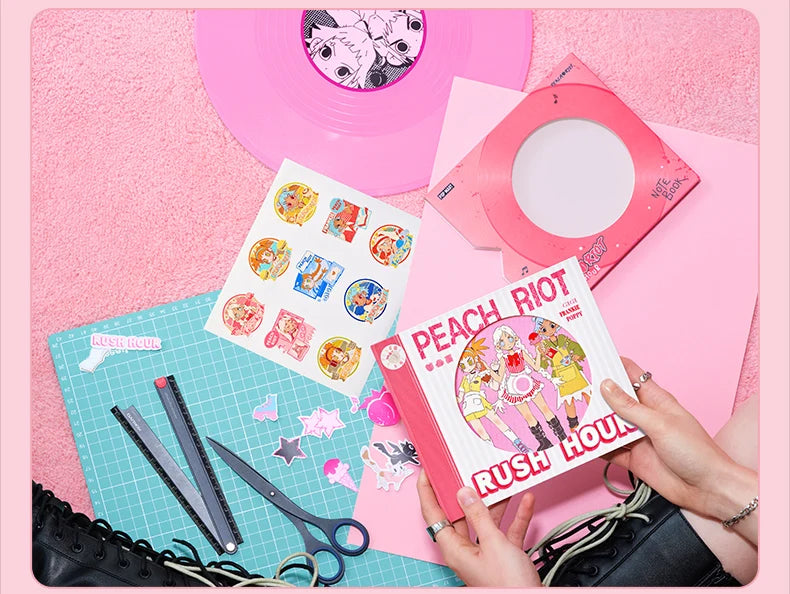 POP MART Peach Riot Rush Hour Series-Notebook