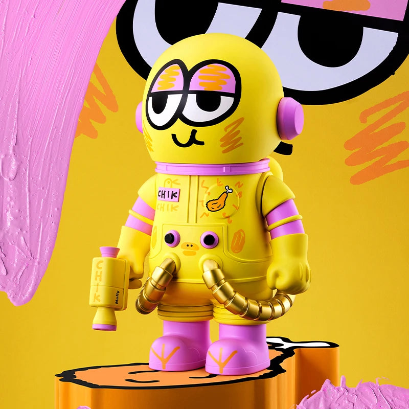 POP MART MEGA SPACE MOLLY 400% JON BURGERMAN SPACE CADETS Series Limited Edition 1PC/6PCS POPMART Blind Box Figure