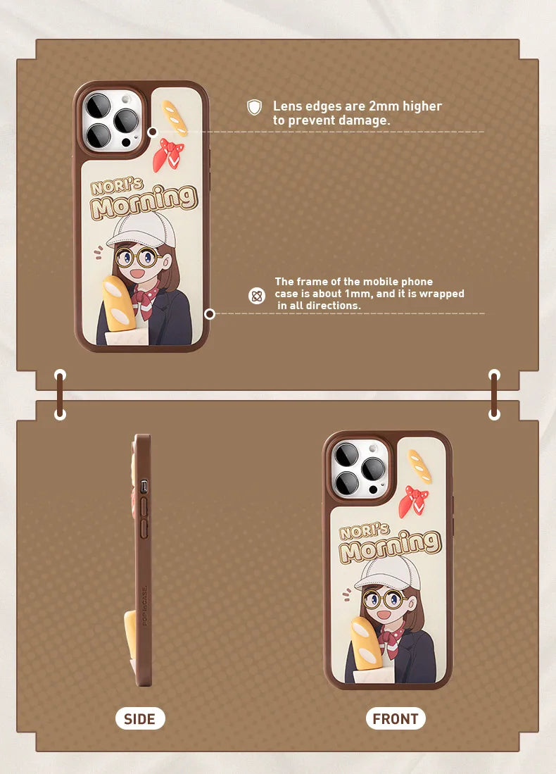 POP MART NORI's Morning Series Phone Case For iPhone 13 Pro Max