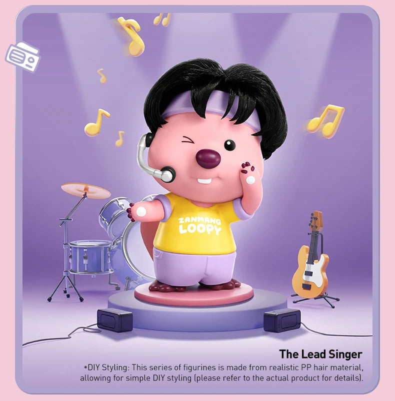 POP MART ZANMANG LOOPY’s Moments Series Figures Mystery Box 1PC/6PCS POPMART Blind Box Limited to 2pcs per order