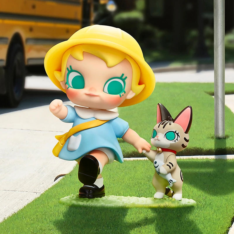 POP MART Baby Molly & Baby Tabby Series Figures 1PC/12PCS POPMART Blind Box Figure
