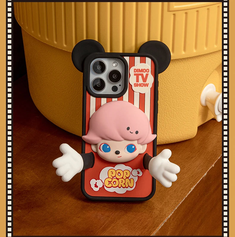 POP MART DIMOO WORLD × DISNEY Series-Phone Case for iPhone 15 Pro Max/16 Pro/16 Pro Max
