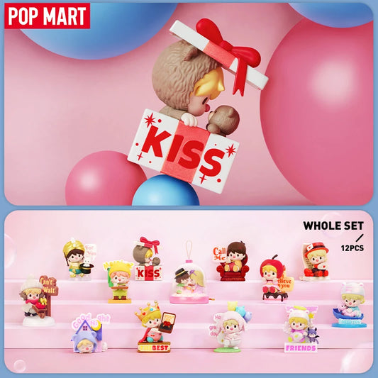 POP MART Sweet Bean The Language of Love Series Figures 1PC/12PCS POPMART Blind Box Figure