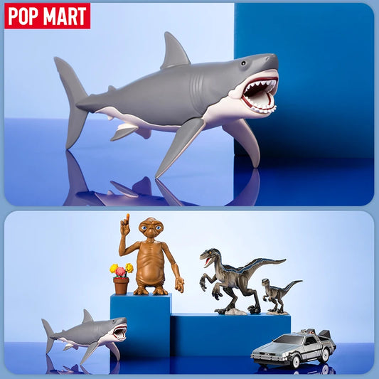 POP MART Universal Trendy Figurine Back to the Future ET Jaws Jurassic World POPMART Cute Toy Birthday Gift