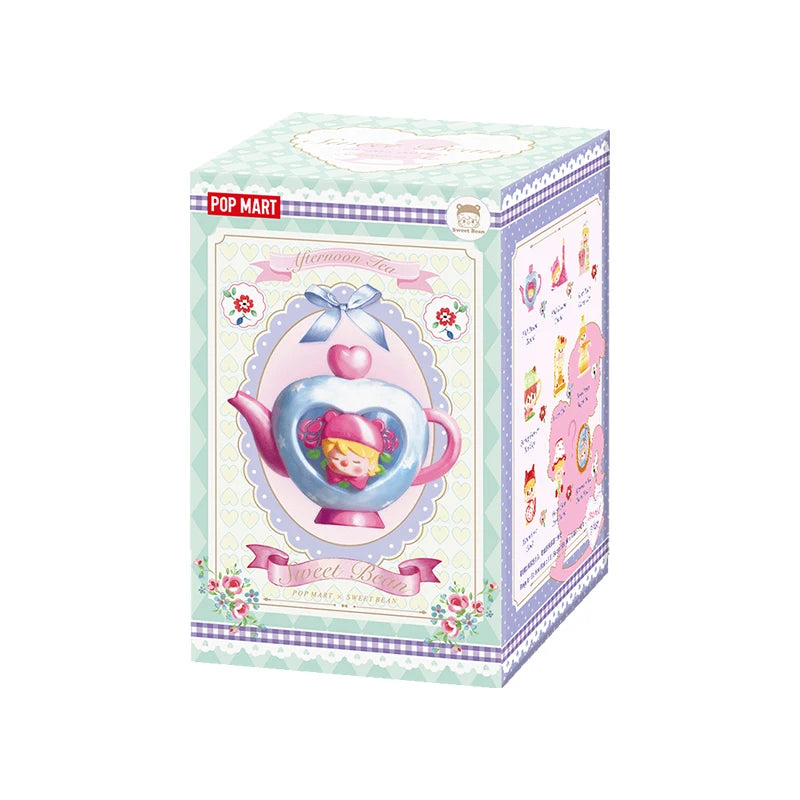 POP MART Sweet Bean Afternoon Tea Series Mystery Box 1PC/9PCS POPMART Blind Box Anime Action Figure Cute Figurine