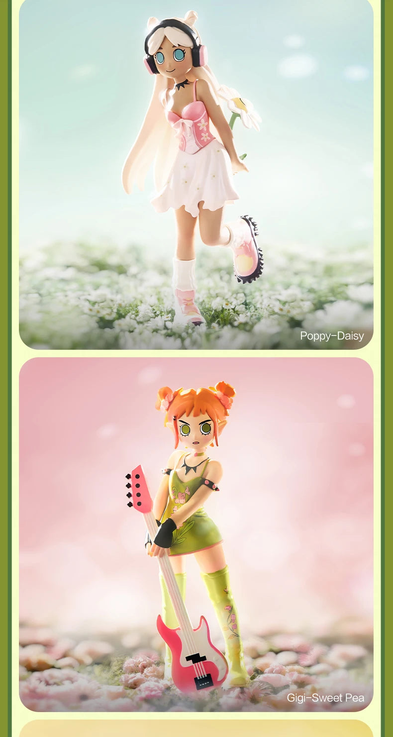POP MART Peach Riot Punk Fairy Series Mystery Box 1PC/12PCS POPMART Blind Box Action Figure Cute Toy