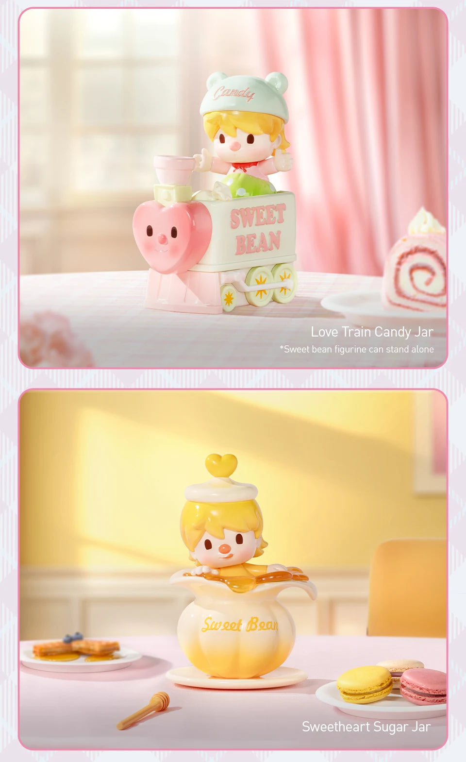 POP MART Sweet Bean Afternoon Tea Series Mystery Box 1PC/9PCS POPMART Blind Box Anime Action Figure Cute Figurine