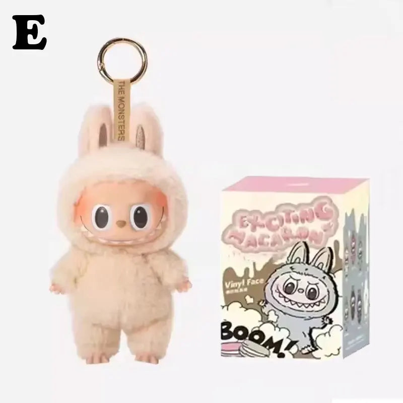 Labubu Heartbeat Macaron Monster Face Blind Box Figurine