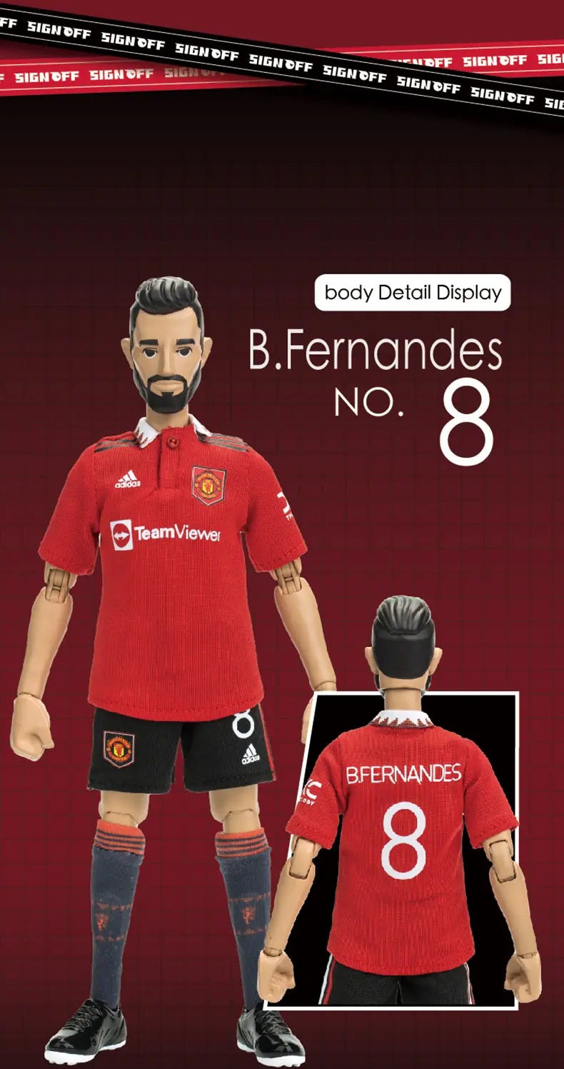 SIGNOFF X ZEROWORKS MANCHESTER UNITED COLLECTIBLE ACTION FIGURE Ball-jointed Doll