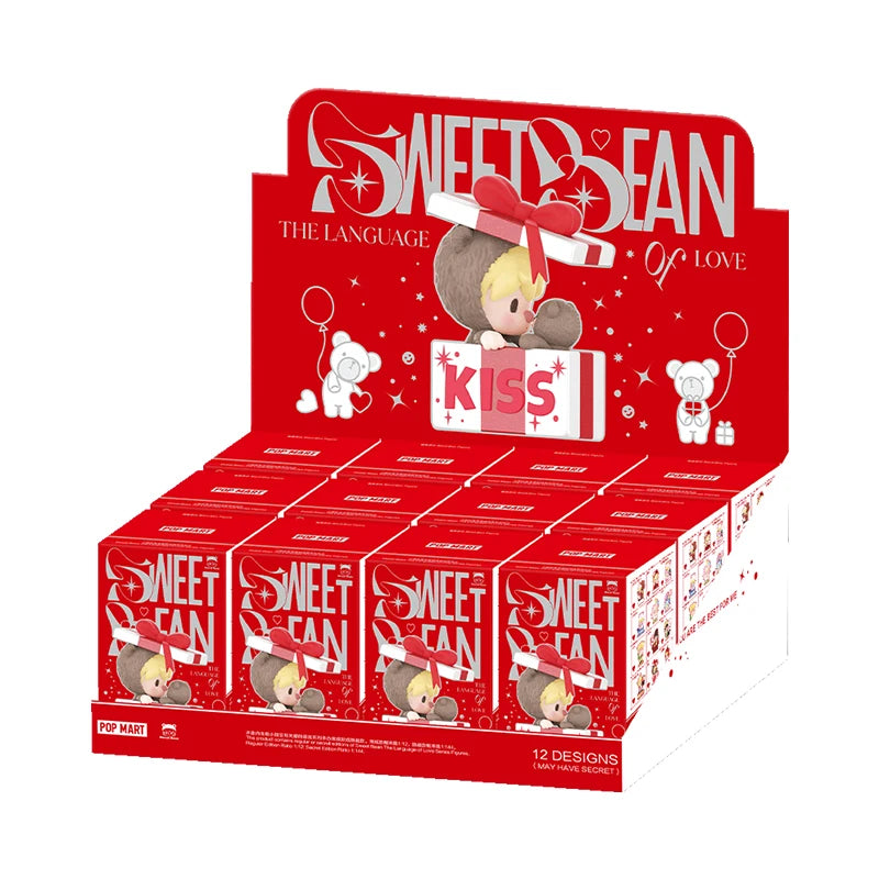 POP MART Sweet Bean The Language of Love Series Figures 1PC/12PCS POPMART Blind Box Figure