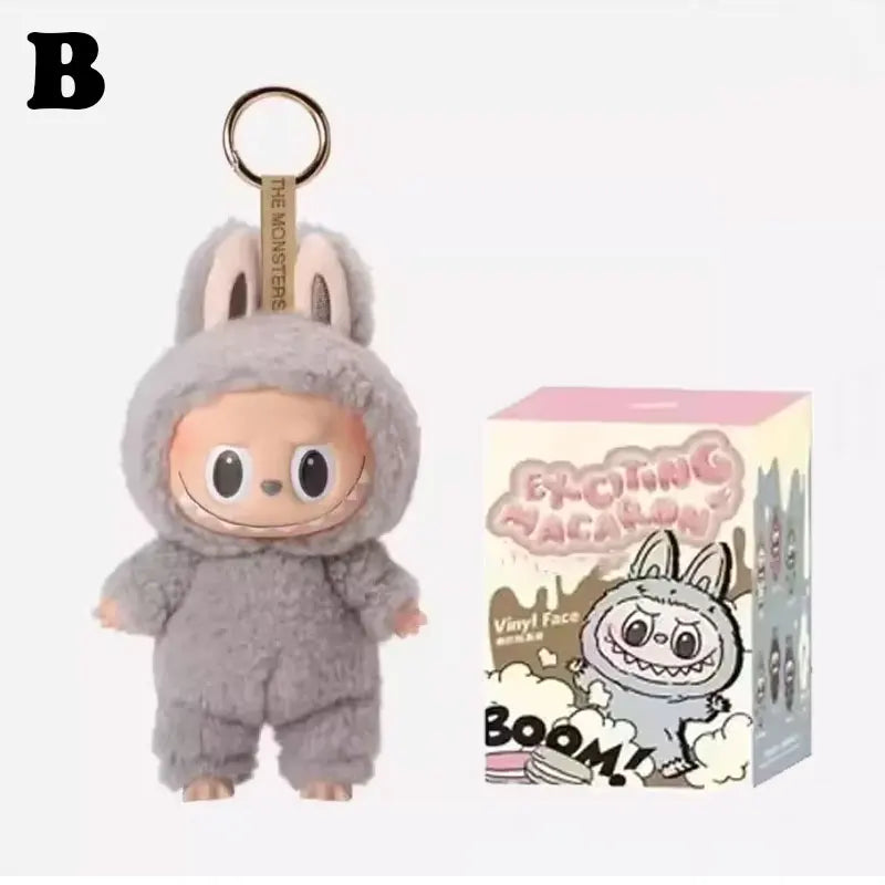 Labubu Heartbeat Macaron Monster Face Blind Box Figurine
