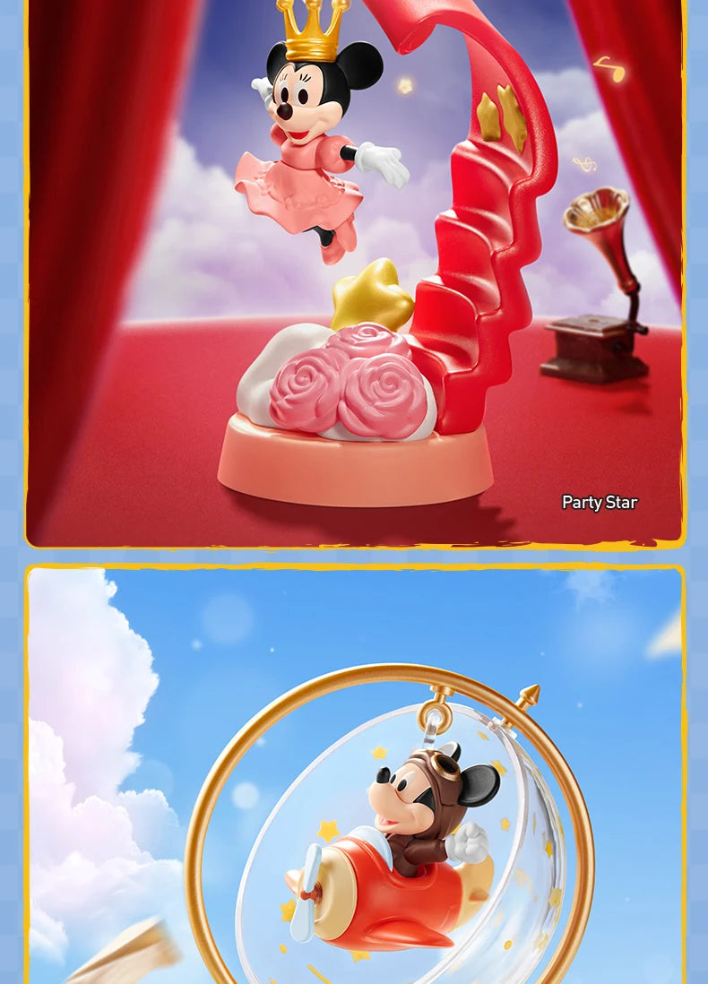 POP MART The Wonderful Dreams of Mickey and His Friends Series Scene Mystery Box 1PC/8PCS POPMART Blind Box Disney Action Figure