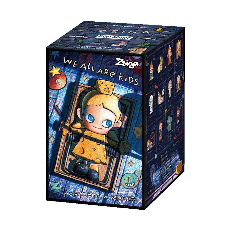 POP MART Zsiga We All Are Kids Series Figures Mystery Box 1PC/12PCS POPMART Blind Box Figure