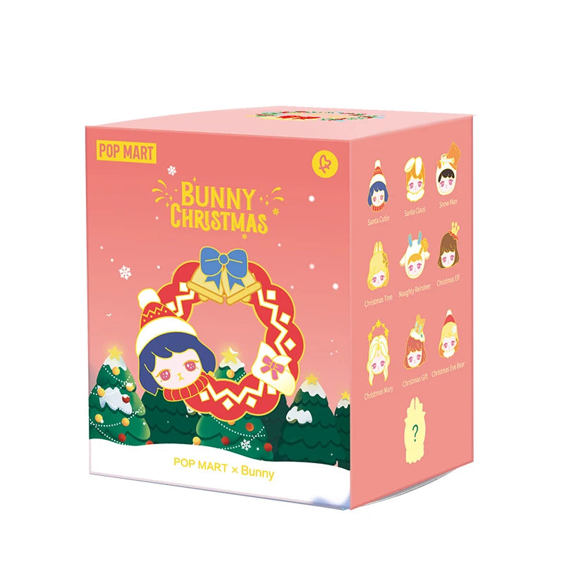 POP MART BUNNY Bunny Christmas Series Blind Box Badge 1PC/9PC Gift for Christmas