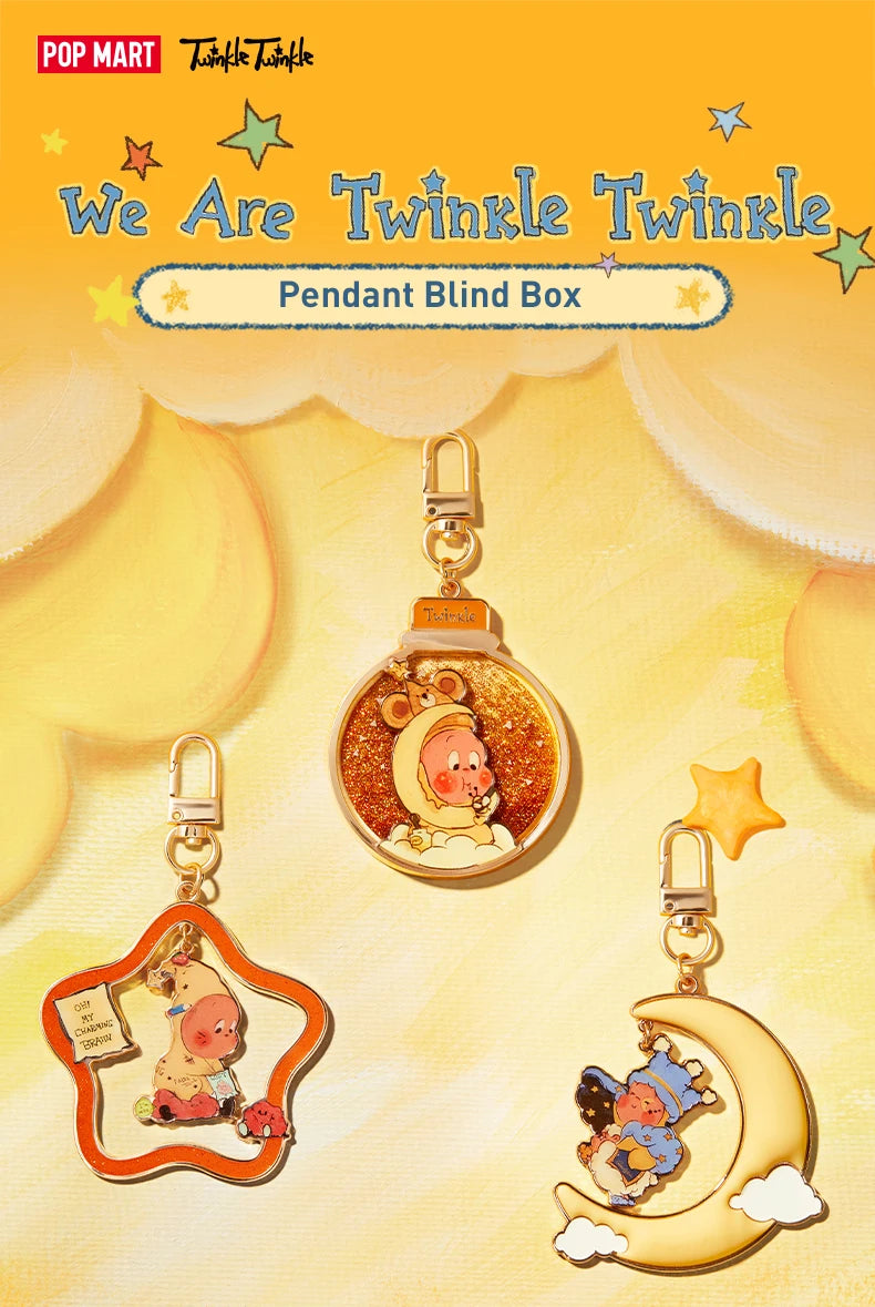 POP MART We are Twinkle Twinkle Series - Pendant Blind Box 1PC/9PCS POPMART Mystery Box Cute Toy