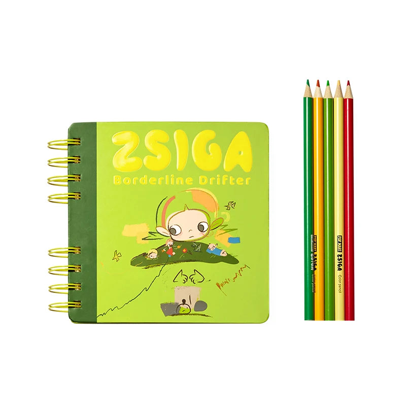 POP MART Zsiga Borderline Drifter Series-Pocket Notebook