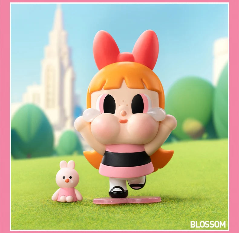 【EU Exclusive】POP MART CRYBABY X Powerpuff Girls Series Mystery Box by Molly 1PC/12PCS POPMART Blind Box Action Figure Cute Toy