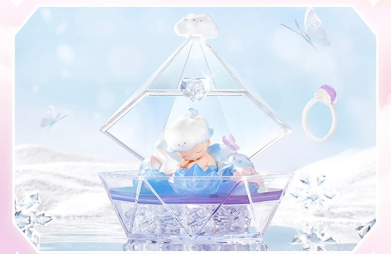 POP MART Wishes at Your Fingertips Series Scene Set Mystery Box 1PC/8PCS POPMART Blind Box Skullpanda Dimoo Labubu Romantic Ring