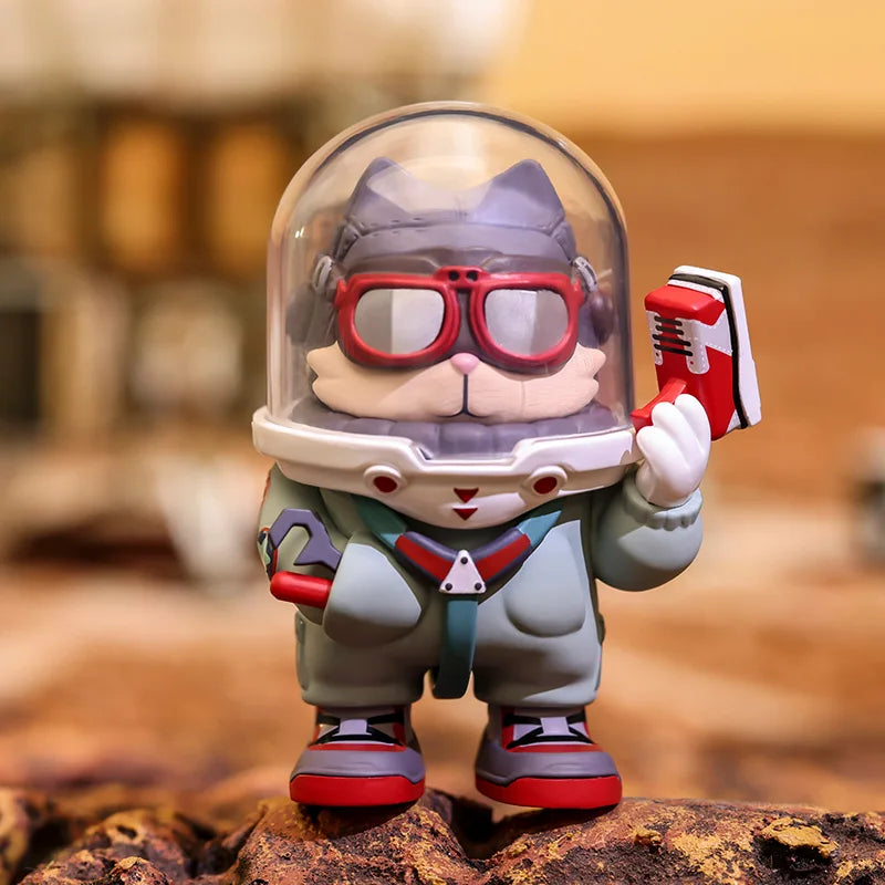 POP MART COOLABO SPACEHOOD SERIES Mystery Box 1PC/9PC Blind Box Action Figure Birthday Gift Kid Toy