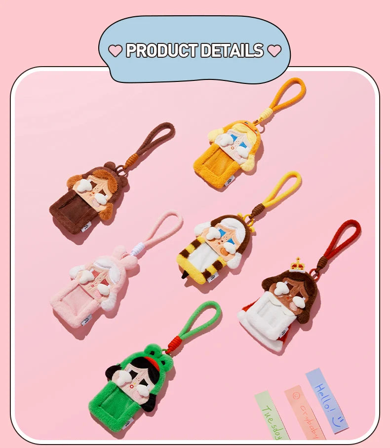 POP MART CRYBABY Crying Again Series - Plush Card Holder Blind Box 1PC/6PCS