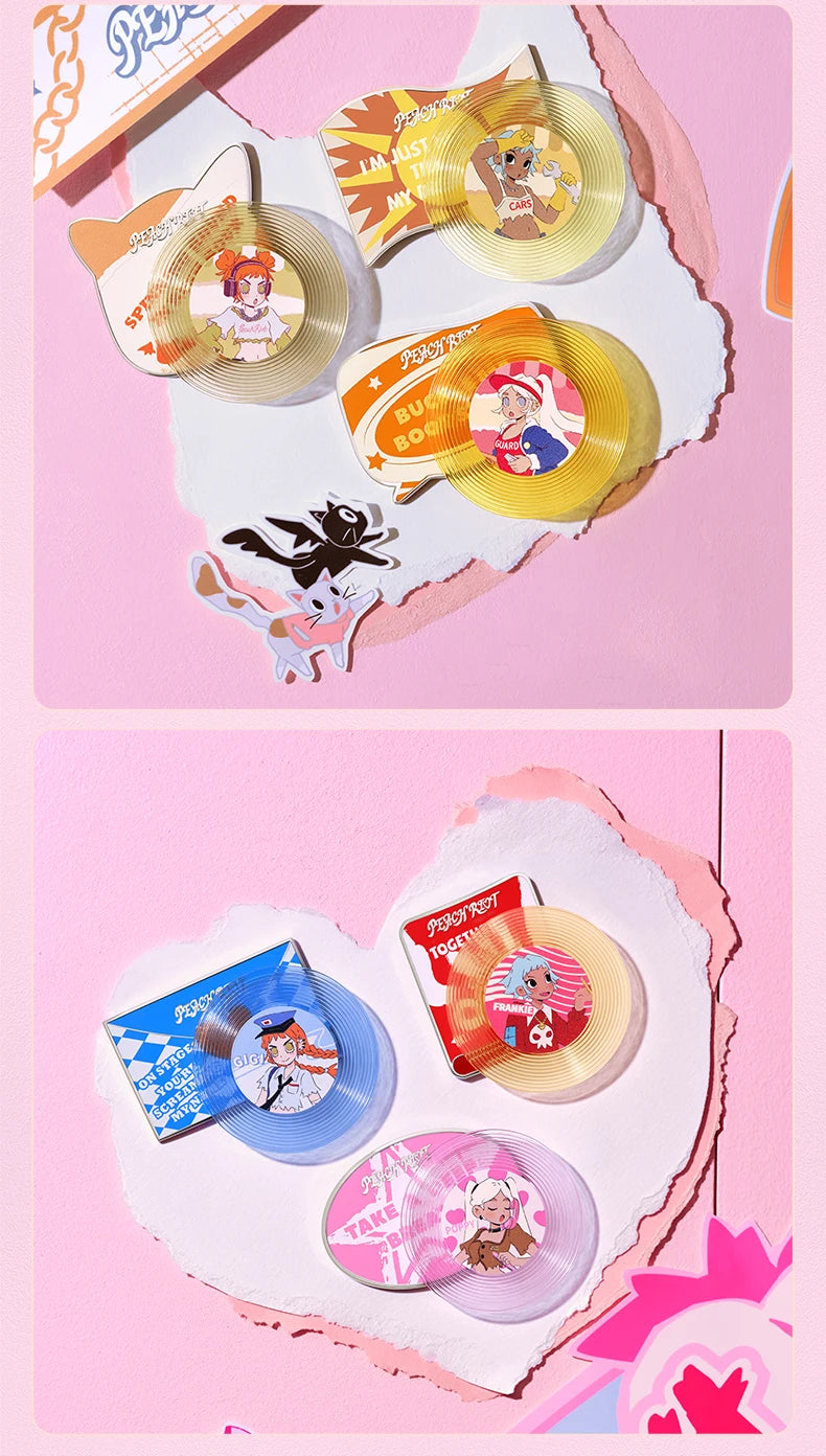 POP MART Peach Riot Rush Hour Series-Fridge Magnet Blind Box 1PC/9PCS POPMART Mystery Box
