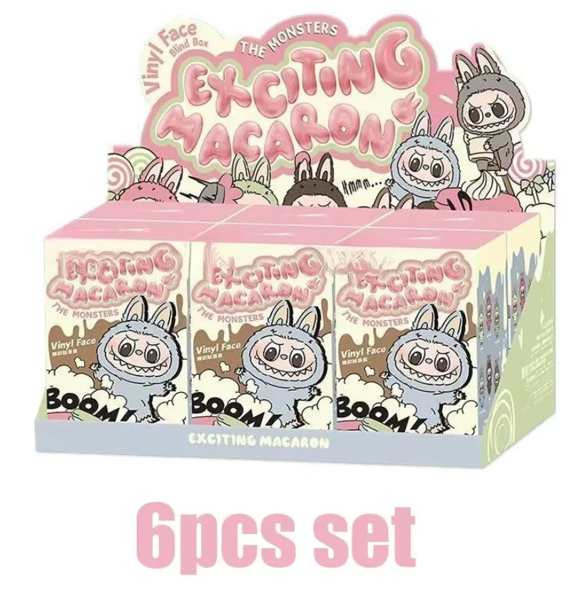 Labubu Heartbeat Macaron Monster Face Blind Box Figurine